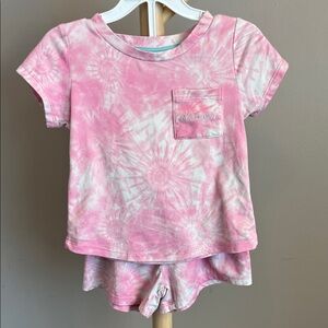 ⭐️⭐️ PICK 5 / $20 Sweet Dreams Pink Tie-Dye Kids Pajama Set Size 5